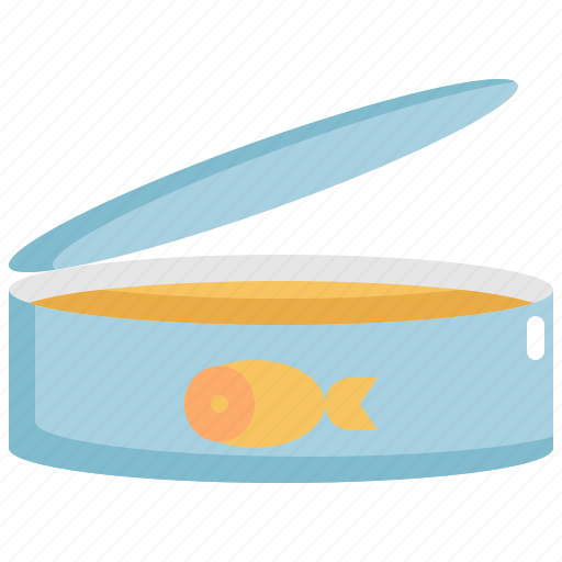 Canned, cooking, fish, food, meal, seafood, tuna icon - Download on Iconfinder