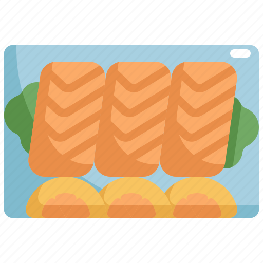 Cooking, food, lemon, meal, salmon, sashimi, seafood icon - Download on Iconfinder