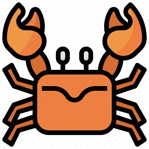 Crab, food, gourmet, life, restaurant, sea, stick icon - Download on Iconfinder