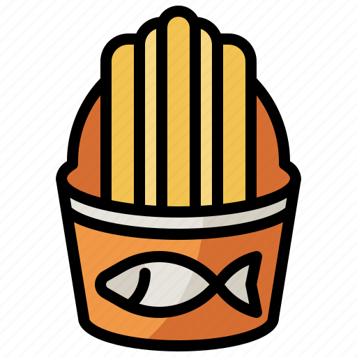 Crispy, fish, food, fried, restaurant, sea, seafood icon - Download on Iconfinder