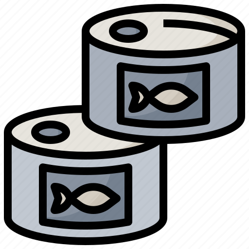 Can, fish, food, preserved, restaurant, sardines, tuna icon - Download on Iconfinder