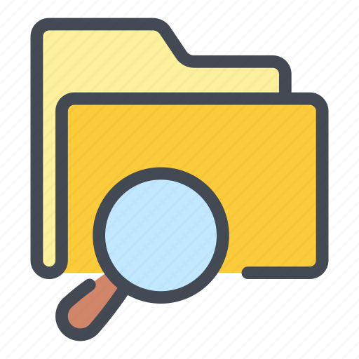 Search, find, file, folder, archive icon - Download on Iconfinder