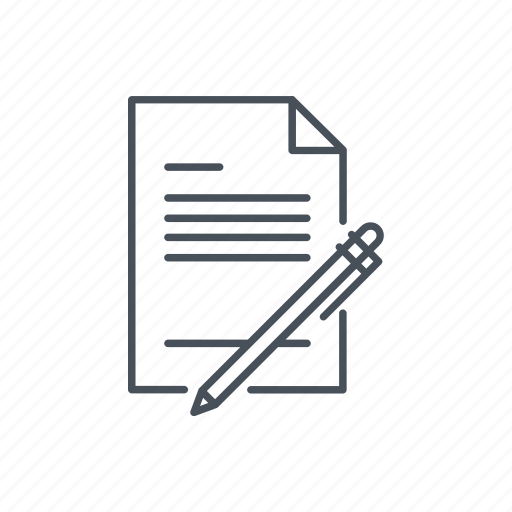 Contract, document, pen, signature, signing icon - Download on Iconfinder