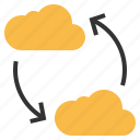 cloud, synchronize, communication, computing, connection, network, social