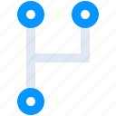 board, circuit, connection, electric, nodes, path, three