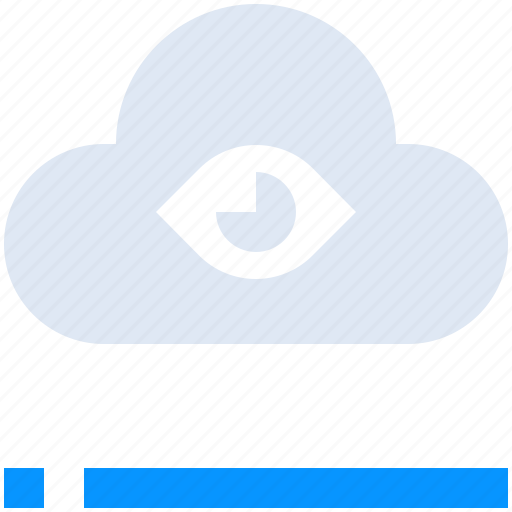 Cloud, eye, view, views icon - Download on Iconfinder