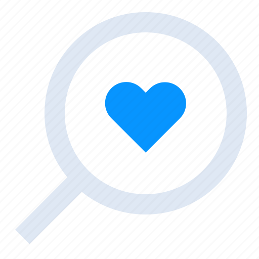 Finding, heart, love, magnifier, search, searching icon - Download on Iconfinder