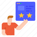 feedback, ranking, rating, review, website