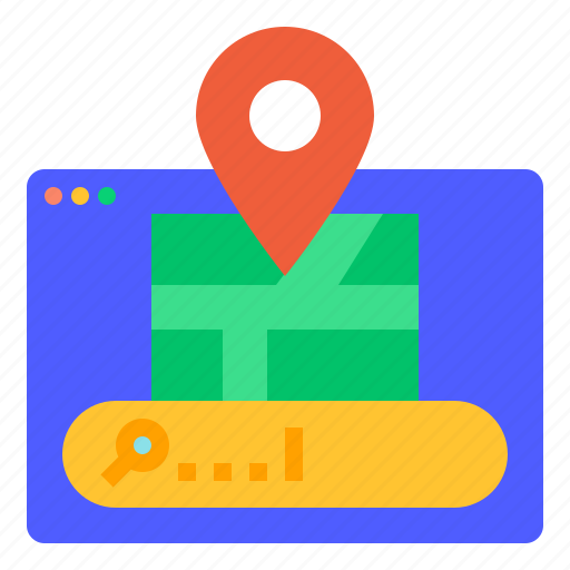 Gps, local, map, search, website icon - Download on Iconfinder