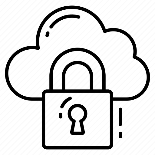 Cloud security, cloud, security, protection, lock icon - Download on Iconfinder