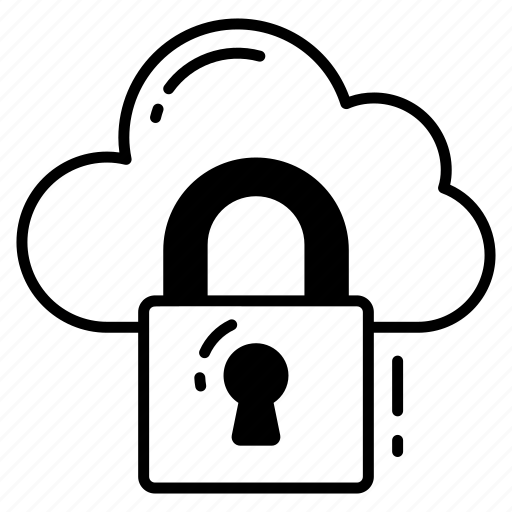 Cloud security, cloud, security, protection, lock icon - Download on Iconfinder