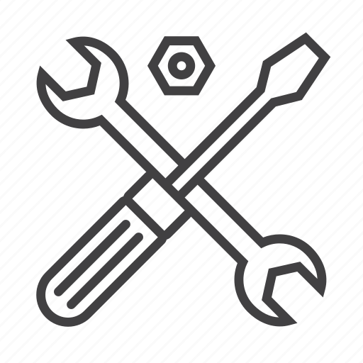 Repair, screwdriver, service, setting, wrench icon - Download on Iconfinder