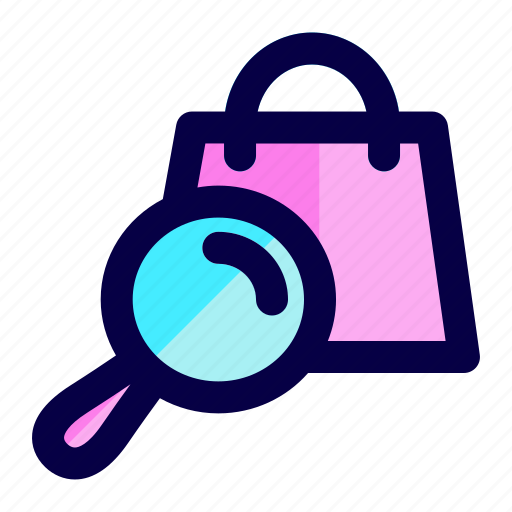 Bag, exploration, find, search, shop, store icon - Download on Iconfinder