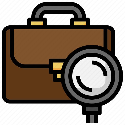 Portfolio, work, career, search, briefcase icon - Download on Iconfinder