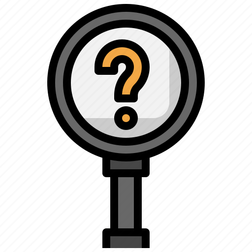 Search, question, zoom, curiosity, mark icon - Download on Iconfinder
