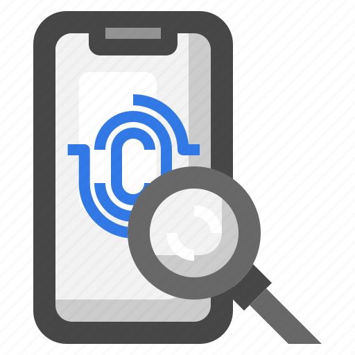 Finger, print, searching, magnifying, glass, search, networking icon - Download on Iconfinder