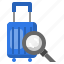 suitcase, verification, luggage, scanner, search 