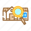 house, searchmagnifying, glass, web, internet, bar 