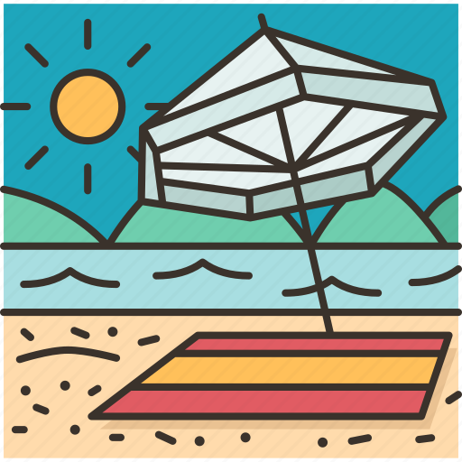 Seaside, beach, picnic, vacation, summer icon - Download on Iconfinder