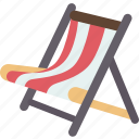 chair, beach, seat, rest, relaxation