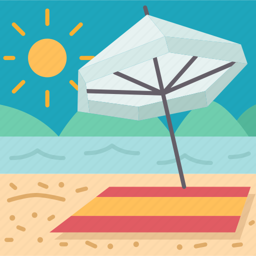 Seaside, beach, picnic, vacation, summer icon - Download on Iconfinder