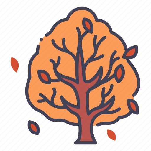 Autumn, branch, fall, leaf, october, season, tree icon - Download on Iconfinder