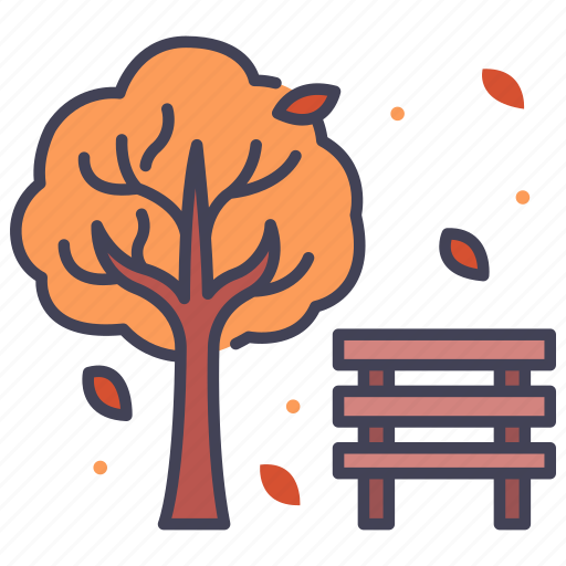 Autumn, fall, leaf, nature, park, season, tree icon - Download on Iconfinder