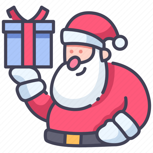 Winter, gift, santa, christmas, santa claus, holiday icon - Download on Iconfinder