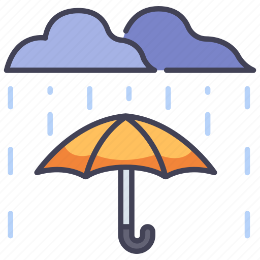 Fall, rain, rainy, season, umbrella, weather icon - Download on Iconfinder