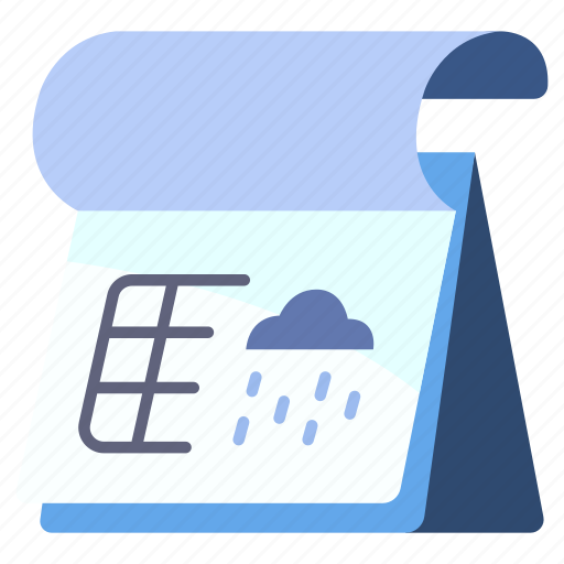 Calendar, cloud, date, month, rain, season, year icon - Download on Iconfinder