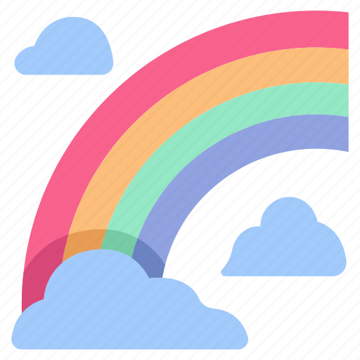 Bright, cloud, colorful, nature, rainbow, sky, weather icon - Download on Iconfinder