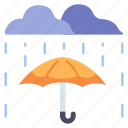fall, rain, rainy, season, umbrella, weather
