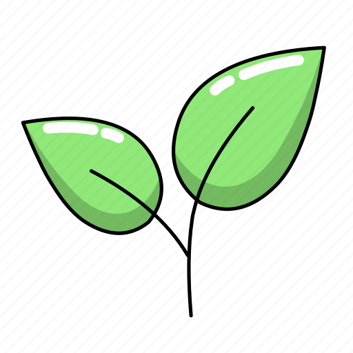 Leaf, leaves, plant, sapling icon - Download on Iconfinder