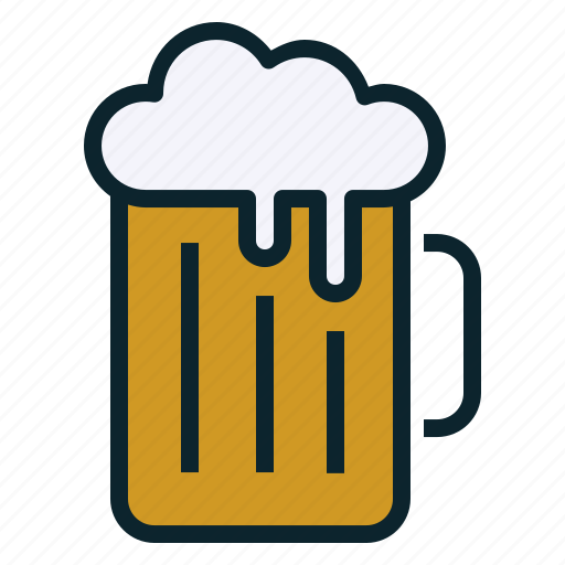 Alcohol, beer, beverage, cold, drink, mug, party icon - Download on Iconfinder