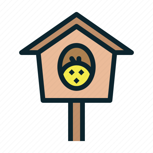 Bird, birdhouse, chicken, nest, sparrow, spring icon - Download on Iconfinder