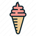 cold, cone, kids, summer, sweet, hygge, ice cream