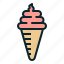 cold, cone, kids, summer, sweet, hygge, ice cream 