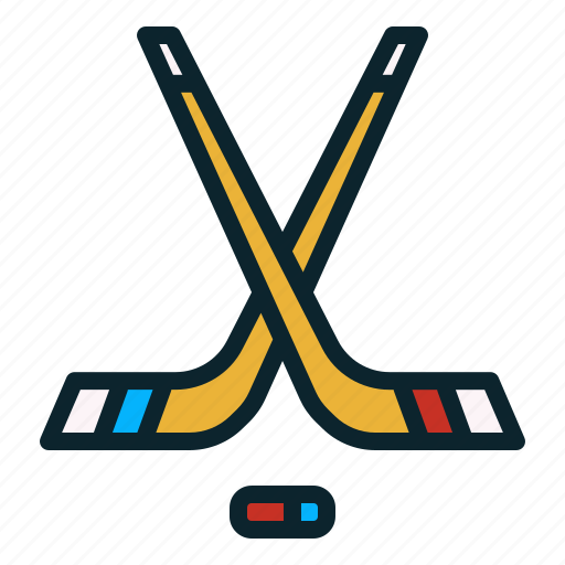 Game, hockey, ice, puck, sports, stick, winter icon - Download on Iconfinder