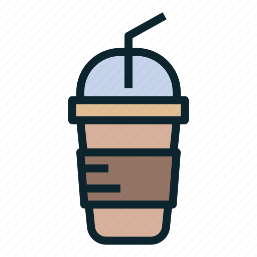 Beverage, coffee, cold, drink, food, juice, hygge icon - Download on Iconfinder