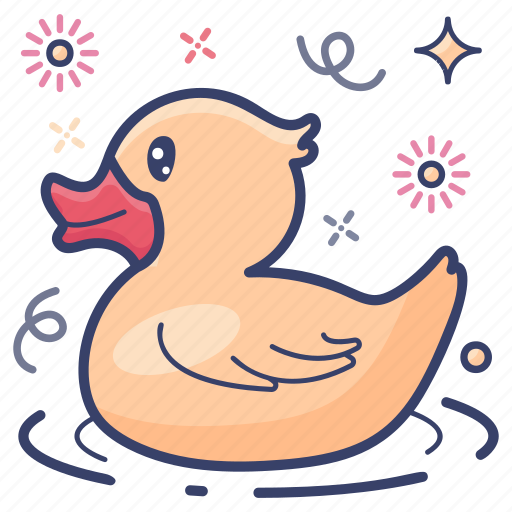 Baby duck, duck, duckling, kids toy, quack, rubber duck icon - Download on Iconfinder