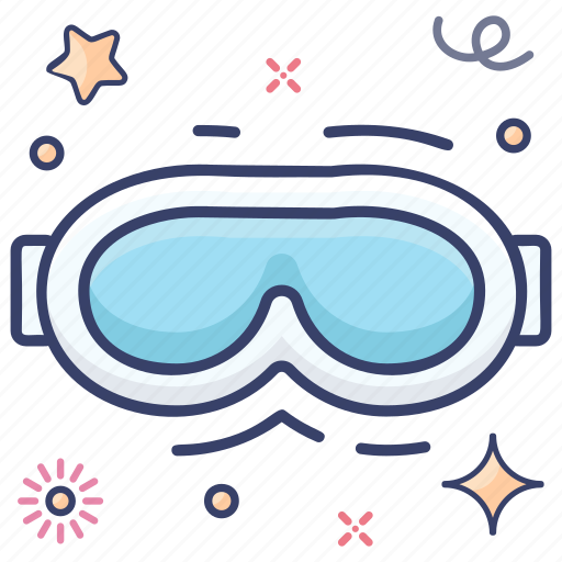 Eye protection, eye wear, glasses, opticals, ski goggles, spectacles, swimming goggle icon - Download on Iconfinder