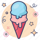 dessert, gelato, ice cone, ice cream, ice cream cone, sweet 