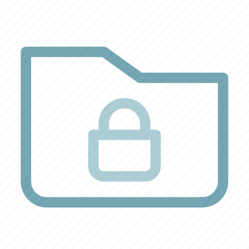 Data, folder, lock, protection, secure, secure folder, security icon - Download on Iconfinder