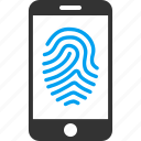 authorization, fingerprint, mobile, finger print, trace, biometric identification, identity