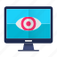 eye, eye print, monitoring, safety, screen, security 