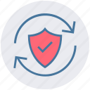antivirus, loading, privacy, protection shield, security, shield, sync 