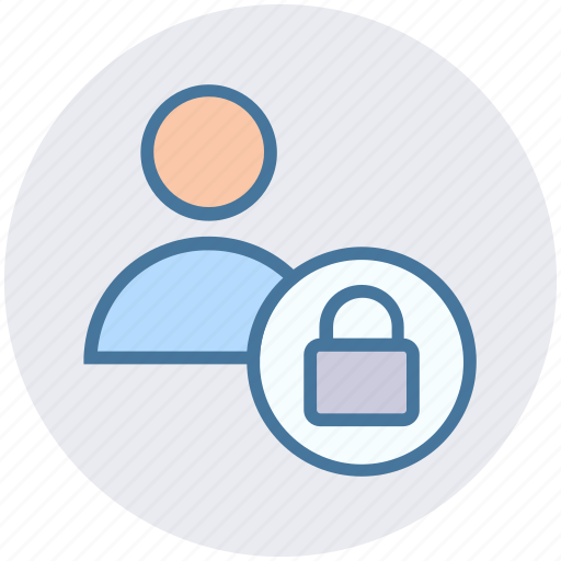 Lock person, locked, man secure, secure, security, user icon - Download on Iconfinder
