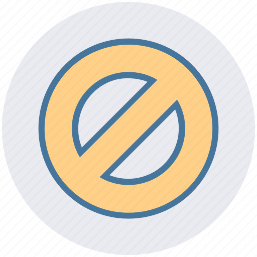 Ban, cancel, forbidden, forbidden sign, prohibited, restricted icon - Download on Iconfinder