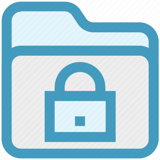 Encryption, folder, folder lock, lock, locked, safety, secured icon - Download on Iconfinder