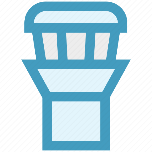 Airplane, airport, building, control, security, tower, traffic icon - Download on Iconfinder